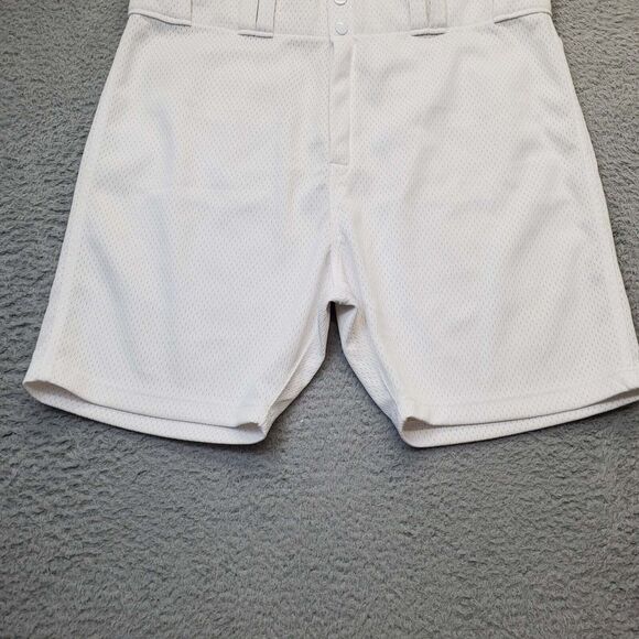 Easton Golf Shorts Men XL White Mesh Polyester Athletic Fit Super High Rise Logo - Picture 3 of 13